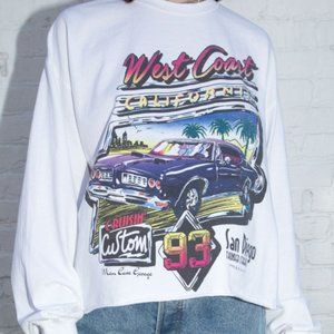 west coast cali brandy shirt-over sized